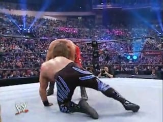 Chris benoit vs triple h vs shawn michaels (wrestlemania xx 2004)