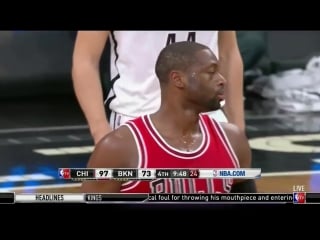 Dwyane wade crossover on bojan bogdanovic & finish