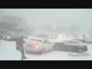 Winter car crash snow fails compilation ❄