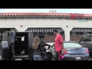 Saturday, february 8, 2014 kim kardashian steps out for some lunch and shopping with daughter north west and friends larsa and