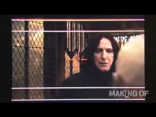 Alan rickman severus snape behind the scenes