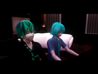 【mmd 】 mikuo dad and mikuo