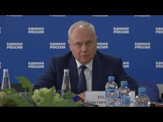 Константин толкачев подвел итоги единого дня голосования