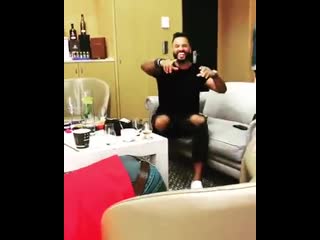 In fairness, i did tell rob to aim the monkey at my face i have only myself to blame