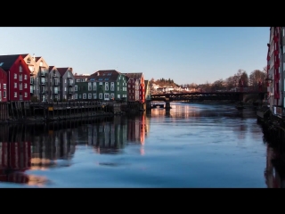 Trondheim 4k aerial video