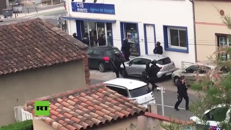 Toulouse bewaffneter mit "gelbwesten verbindung" nimmt vier frauen als geiseln