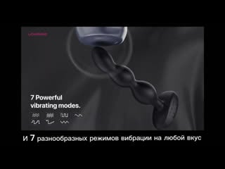 Анальный вибратор ёлочка с ротацией и дистанционным управлением lovense ridge