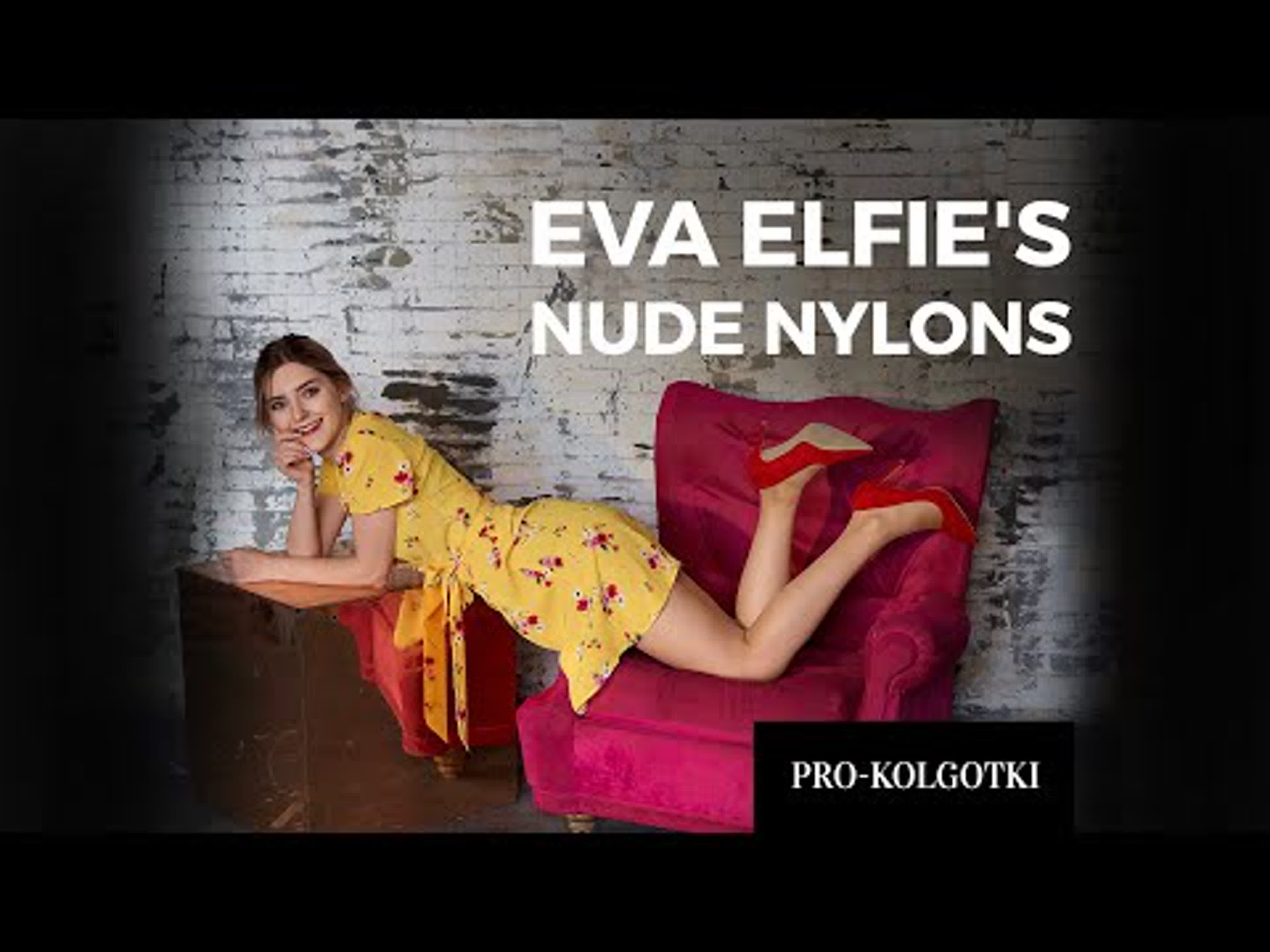Eva elfie posing in pantyhose 2019 10(2) art nylon magazine pro kolgotki  watch online