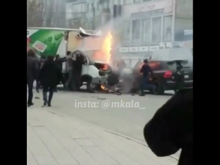 Видео спасательной операции водителя