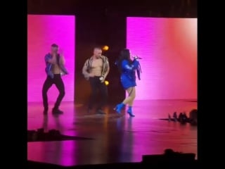 Demi lovato performing “échame la culpa” at viejas arena in san diego, ca february 26th