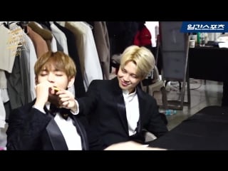 170117 bts @ 2017 golden disc awards waiting room