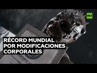 Modificador corporal extremo bate el récord mundial del guinness