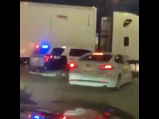 Being an impatient police officer in traffic what could go wrong