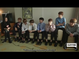 [rus sub] [рус саб] bts interview clevver | bts sings "despacito" & gives sweet message to their fans