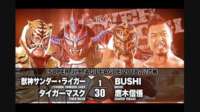 Shingo takagi &amp; bushi vs jushin liger &amp; tiger mask