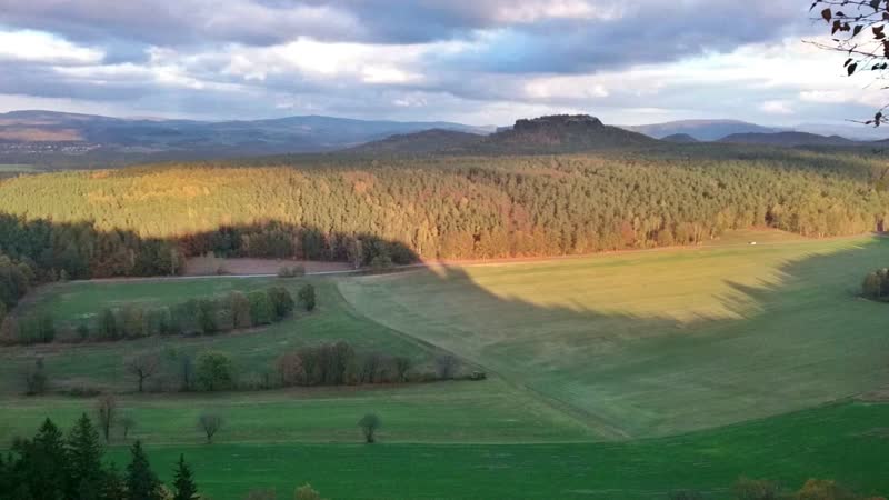 Саксонская швейцария дрезден / германия красивая природа, красивые пейзажи ландшафты