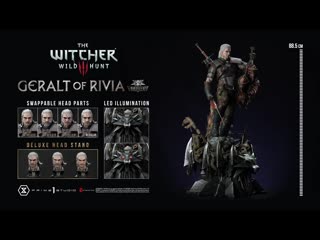 Geralt of rivia deluxe version (the witcher 3 wild hunt) 360°view prime1studio