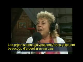 Antisémitisme interview de shulamit aloni, ex ministre israelienne 2012