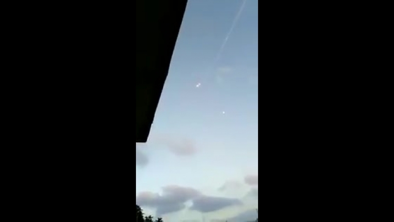 Сирия 22 07 2018 работа пво вс сар по израильским самолетам на западе провинции хама