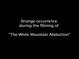 Ufo appears during filming of documentary on alien abductions