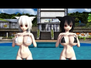 [mmd] bikini dance [r 18](60fps)(120fps dl)