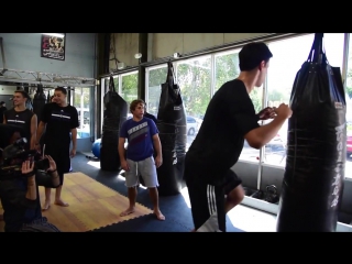 Video sacramento kings get workout with ufc star urijah faber