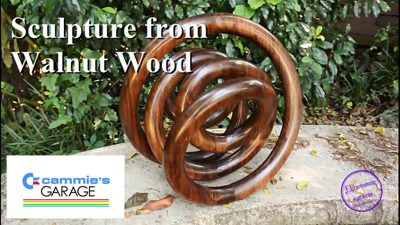 Sculpture from walnut wood