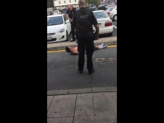 Задержание наркомана терминатора в американском макдональдсе