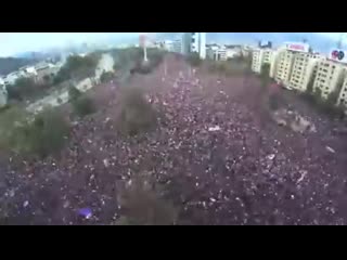 Восьмичасовой протест за одну минуту сантьяго, чили (vhs video)