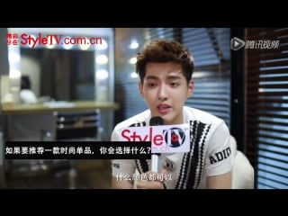 150611 #kris #wuyifan @ styletv interview