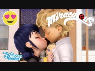 [disneychanneluk] miraculous ladybug | ladybug and cat noir near kisses compilation 💋 | disney channel uk