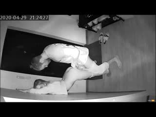 Скрытая камера засняла измену жены с соседом (порно, sex, porn, секс, fuck, slut