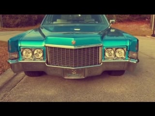 Custom cadillac deville convertible' 1970 on 22 daytons vogues