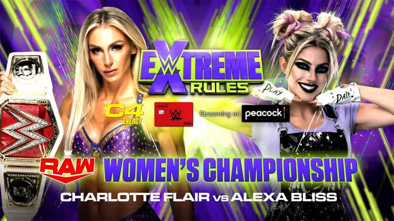 Charlotte flair vs alexa bliss raw womens title match porn rules 2021