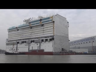 First world dream mega block floats out