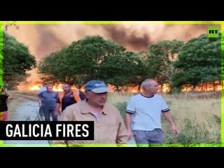 Spanish forest ablaze