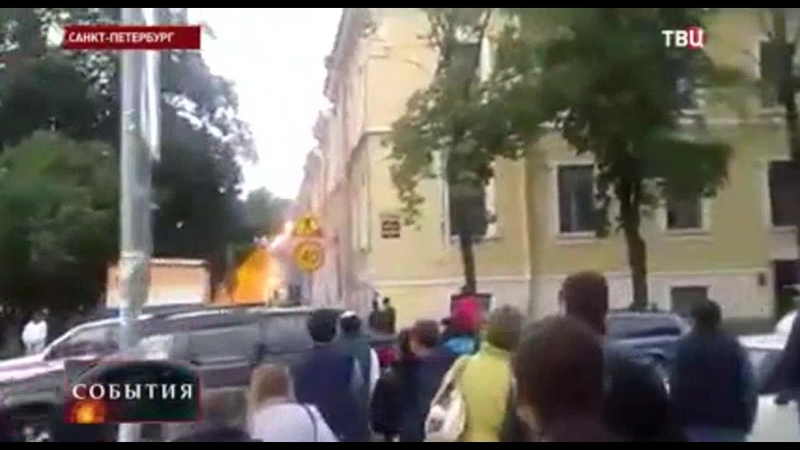 В петербурге во время ремонта газопровода вспыхнул пожар