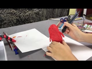 3doodler create review angry bird red! 3d pen art