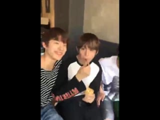 170521 трансляция с чону, лукасом и куном @ smrookies instagram live