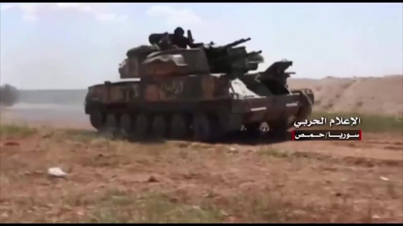 Сирия 16 04 2018 наступление саа в провинции хомс
