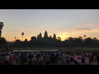 Sunrise at angkor wat, siem reap, cambodia