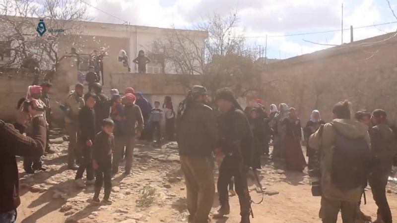 Боевики молодые оппозиции наступают на город африн#3