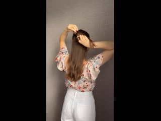 Милая летняя прическа🌸