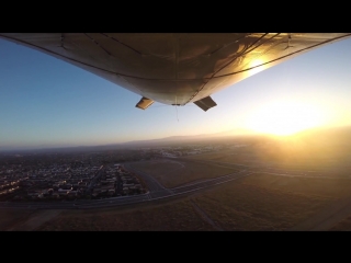 Aeros 40d sky dragon airship takes flight