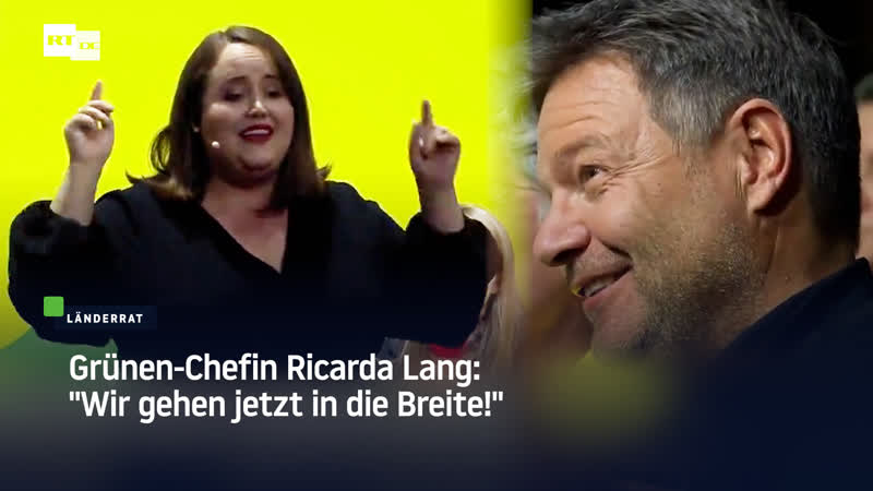 Grünen chefin ricarda lang "wir gehen jetzt in die breite!"