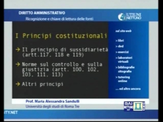 Uninettuno diritto amministrativo lez 04 ricognizione e chiave di lettura delle fonti