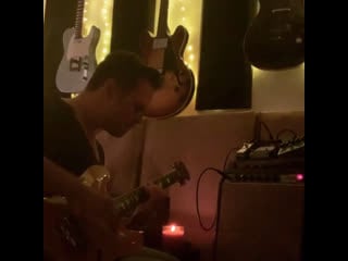 Vibing out in my studio on a rainy friday night in new york epiphone casino into a 1964 fender princeton reverb amp the tone