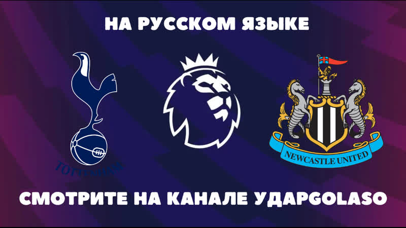 Тоттенхэм ньюкасл юнайтед┃13 тур┃смотрим апл на русском языке
