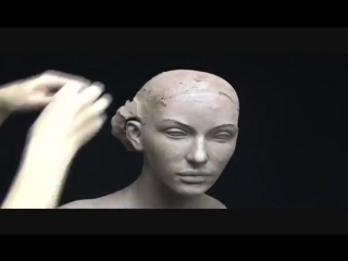 Sculpting a female head in clay sculpting tutorial and demo