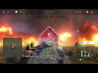 This was the most bizarre win my squad has had solo ammo less tank battlefield 5